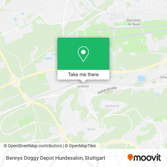 Bennys Doggy Depot Hundesalon map