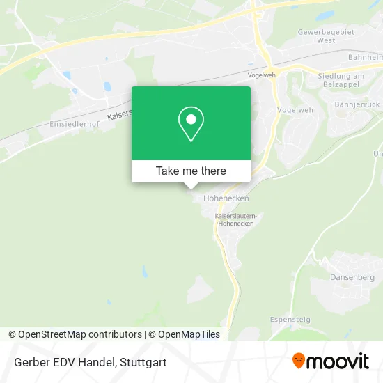 Gerber EDV Handel map