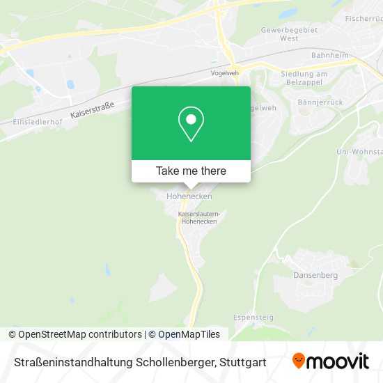 Straßeninstandhaltung Schollenberger map