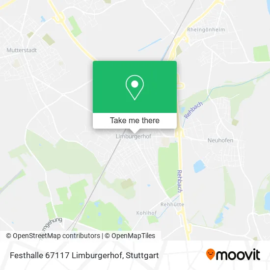 Карта Festhalle 67117 Limburgerhof