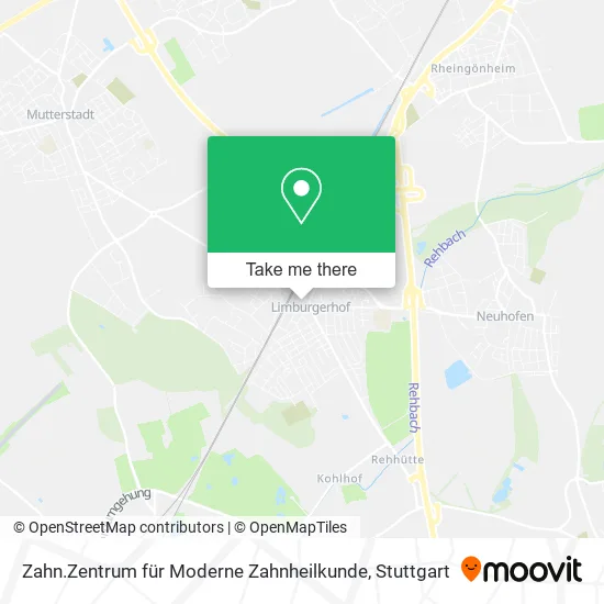 Карта Zahn.Zentrum für Moderne Zahnheilkunde
