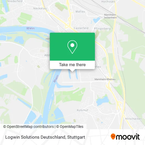 Карта Logwin Solutions Deutschland