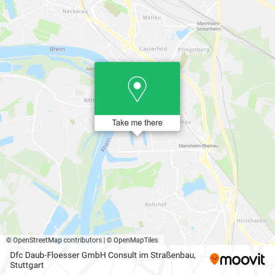 Карта Dfc Daub-Floesser GmbH Consult im Straßenbau