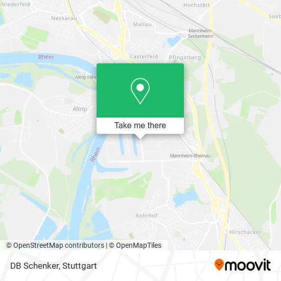 DB Schenker map
