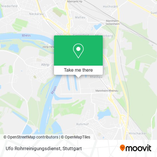 Ufo Rohrreinigungsdienst map