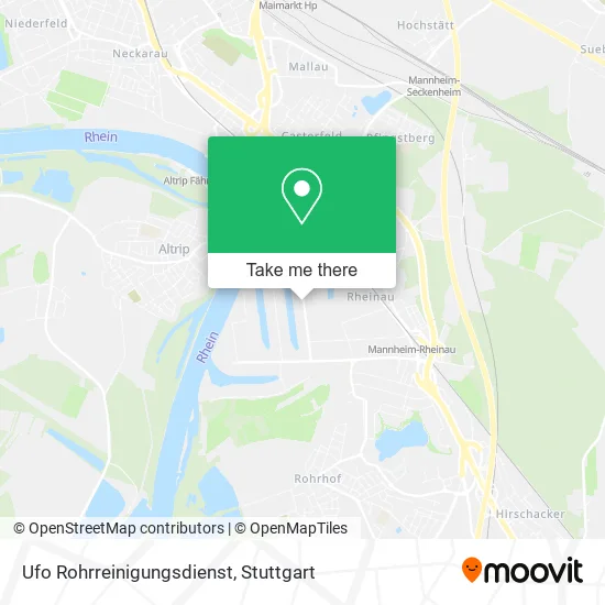 Карта Ufo Rohrreinigungsdienst