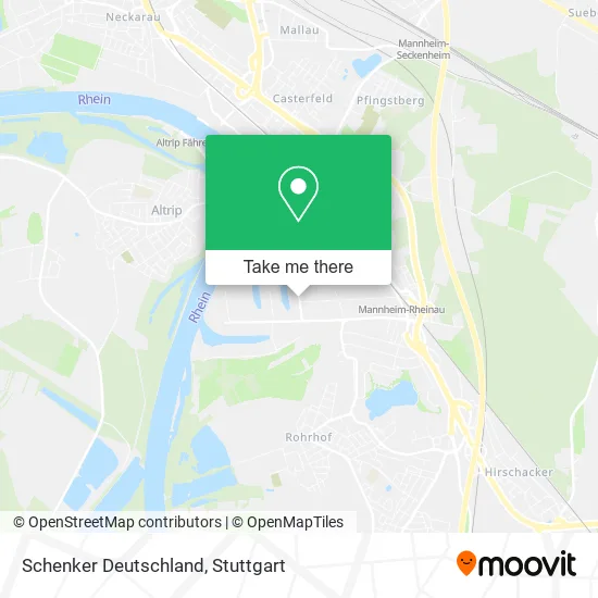 Карта Schenker Deutschland