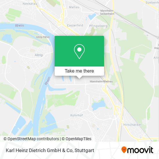 Karl Heinz Dietrich GmbH & Co map