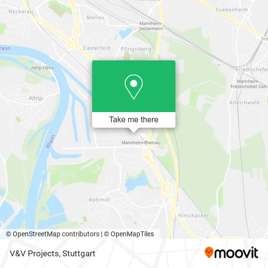 V&V Projects map