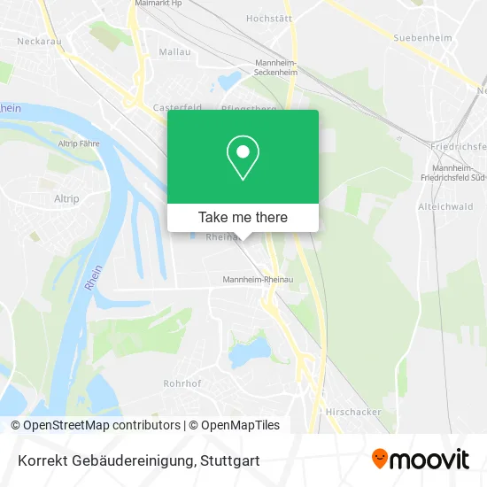 Карта Korrekt Gebäudereinigung