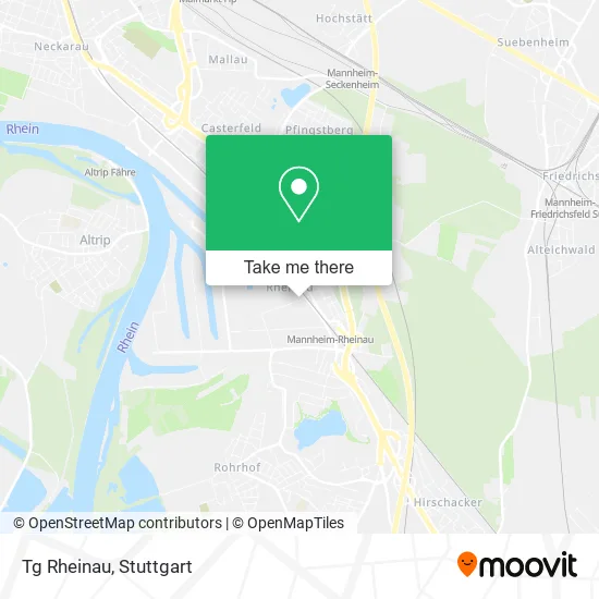 Карта Tg Rheinau