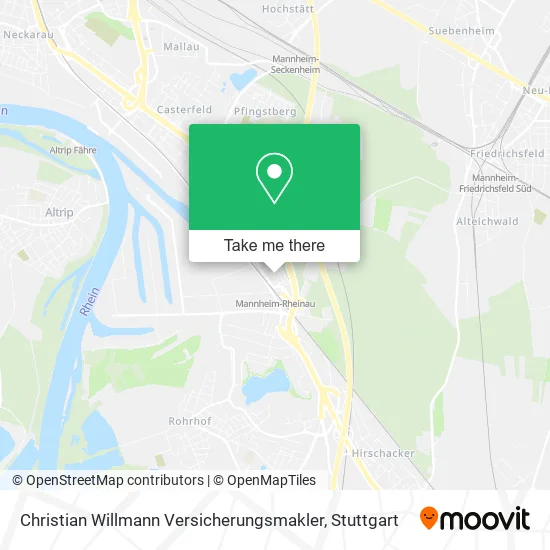 Карта Christian Willmann Versicherungsmakler