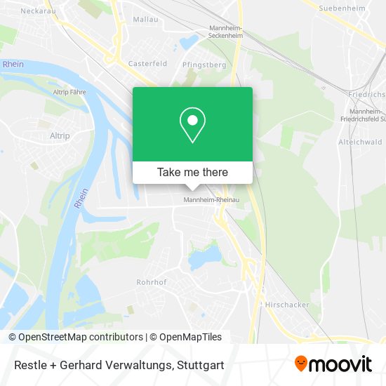 Restle + Gerhard Verwaltungs map