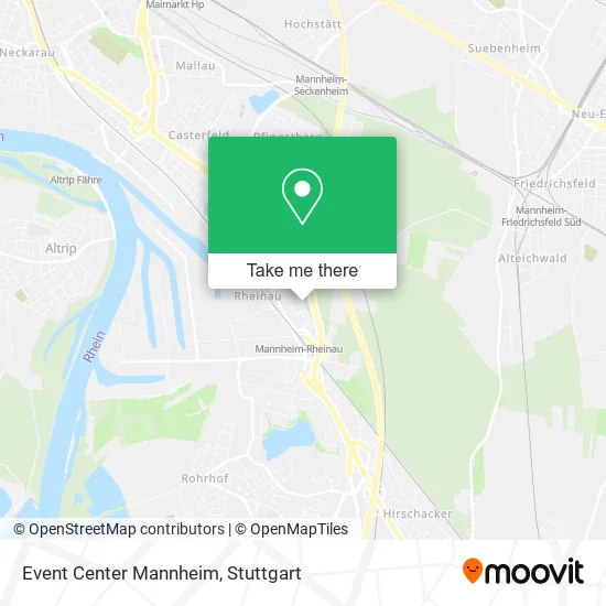 Карта Event Center Mannheim