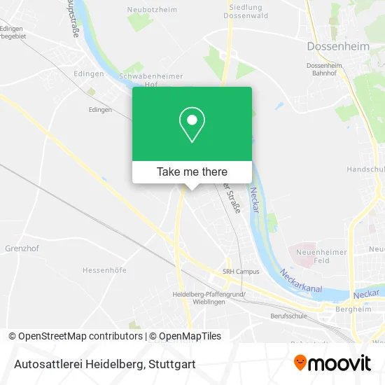 Карта Autosattlerei Heidelberg