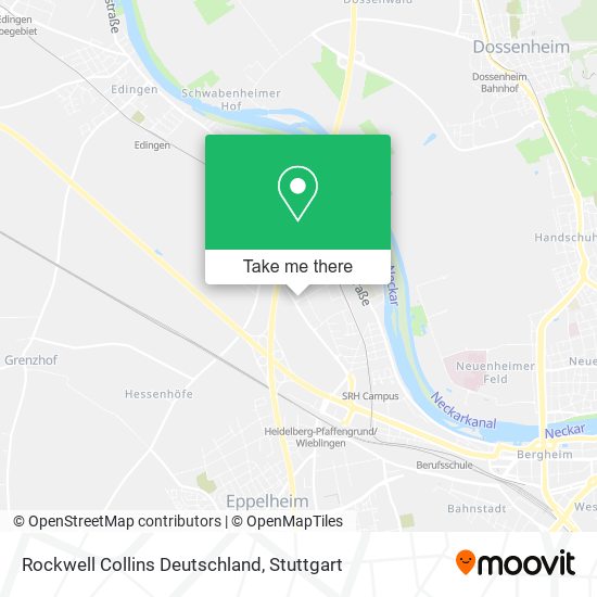 Rockwell Collins Deutschland map