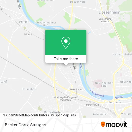 Карта Bäcker Görtz