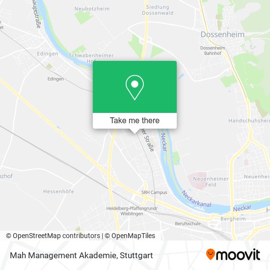 Mah Management Akademie map