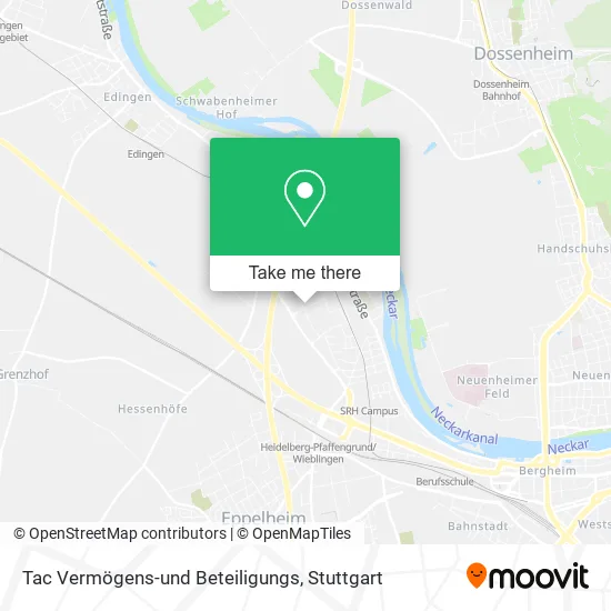 Карта Tac Vermögens-und Beteiligungs