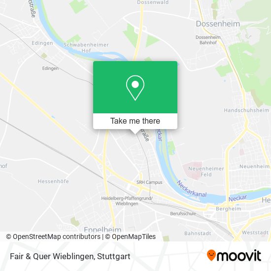 Fair & Quer Wieblingen map