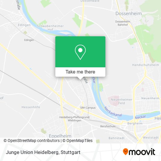 Junge Union Heidelberg map