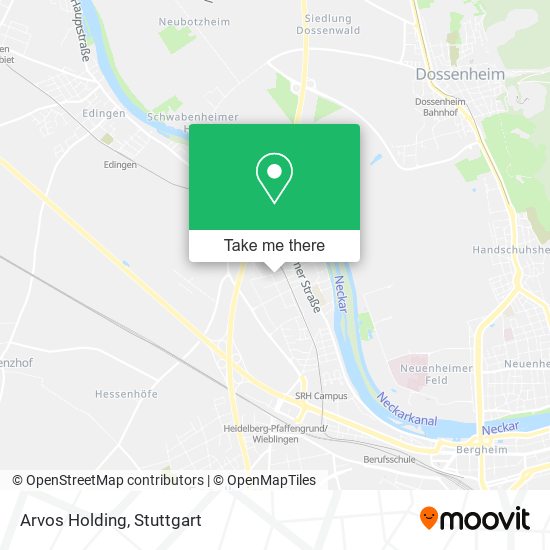 Arvos Holding map