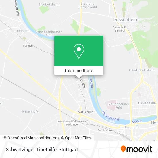 Карта Schwetzinger Tibethilfe