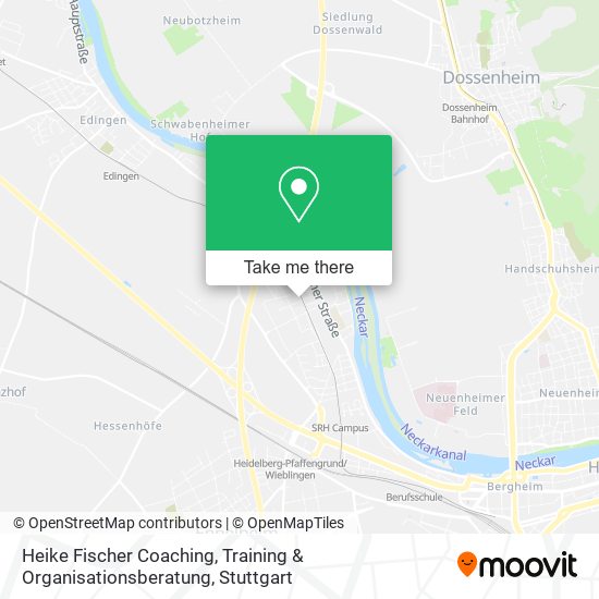 Карта Heike Fischer Coaching, Training & Organisationsberatung