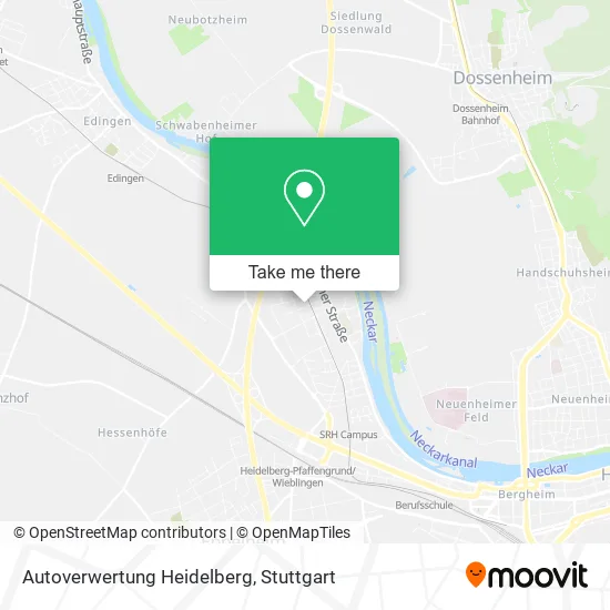 Карта Autoverwertung Heidelberg