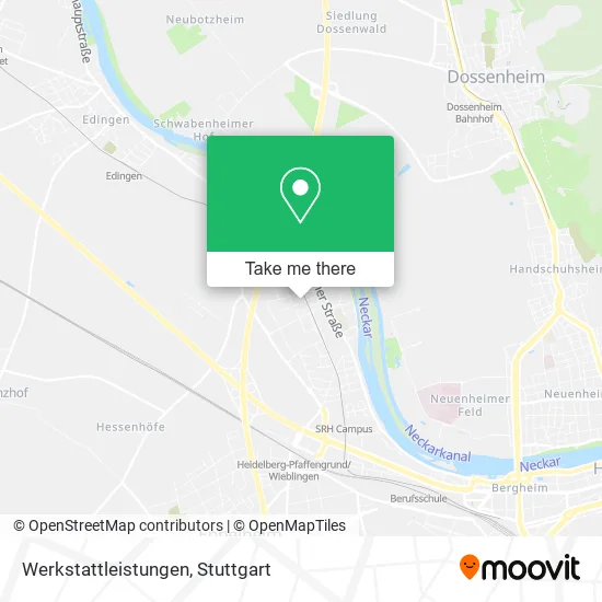 Карта Werkstattleistungen