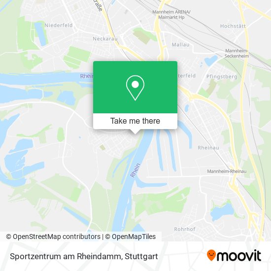 Sportzentrum am Rheindamm map