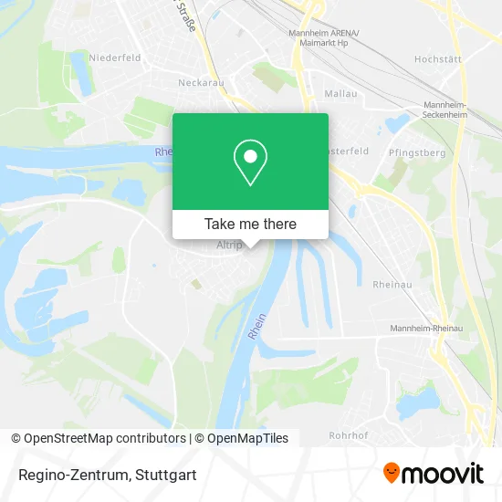 Карта Regino-Zentrum