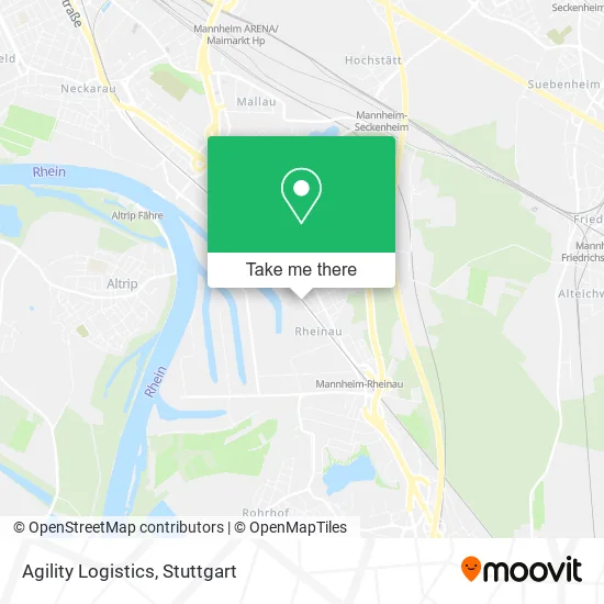 Карта Agility Logistics