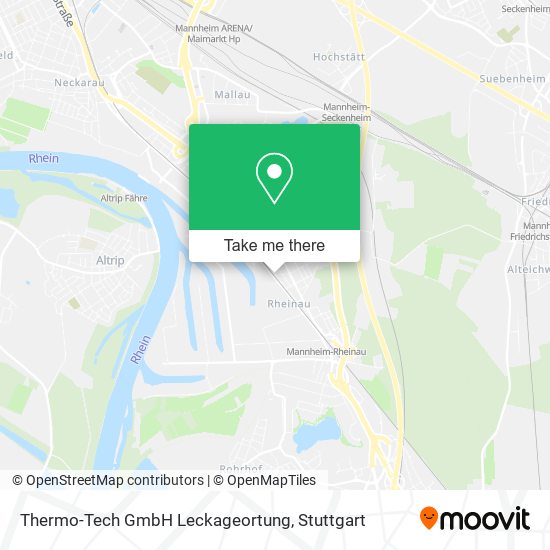 Карта Thermo-Tech GmbH Leckageortung