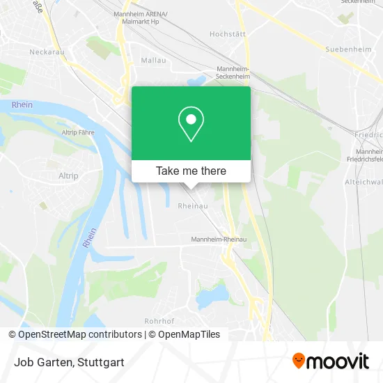 Карта Job Garten