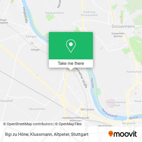Карта Bgi zu Höne, Klussmann, Altpeter