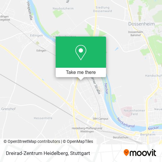 Карта Dreirad-Zentrum Heidelberg