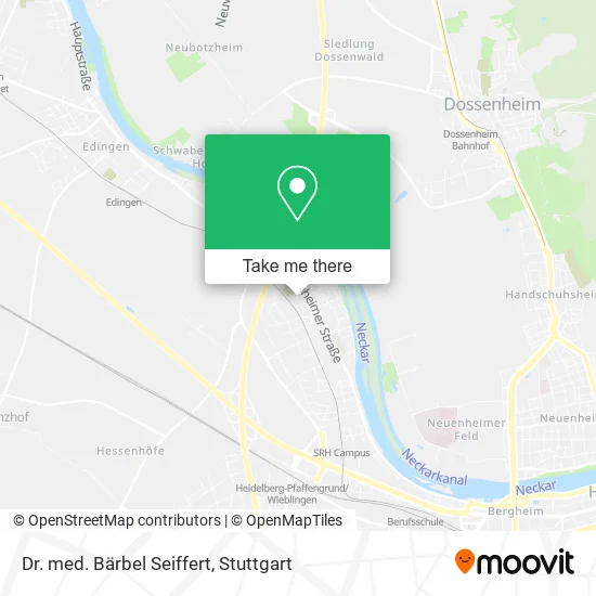 Карта Dr. med. Bärbel Seiffert