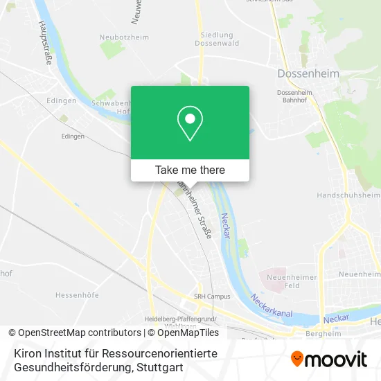 Карта Kiron Institut für Ressourcenorientierte Gesundheitsförderung