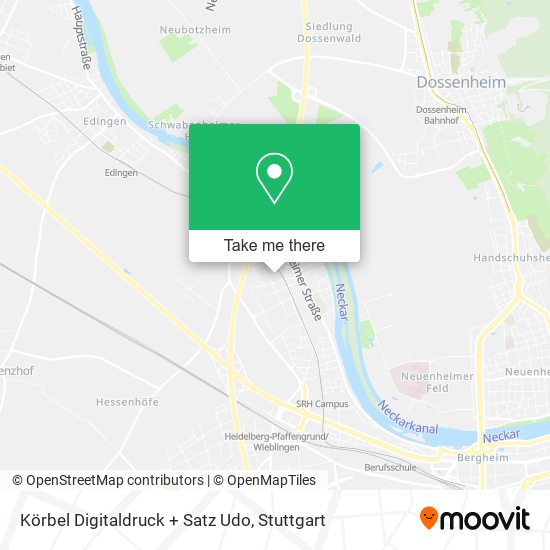 Карта Körbel Digitaldruck + Satz Udo