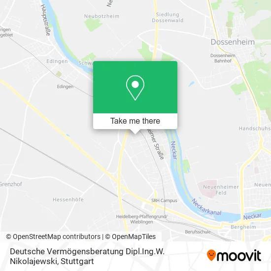 Карта Deutsche Vermögensberatung Dipl.Ing.W. Nikolajewski