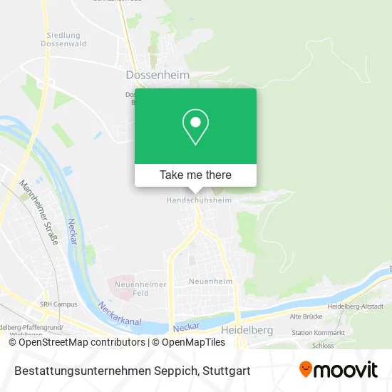 Карта Bestattungsunternehmen Seppich