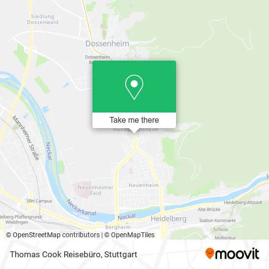 Карта Thomas Cook Reisebüro