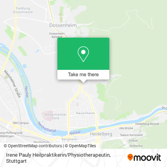 Карта Irene Pauly Heilpraktikerin / Physiotherapeutin