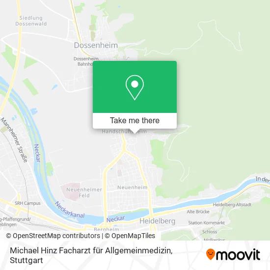 Карта Michael Hinz Facharzt für Allgemeinmedizin