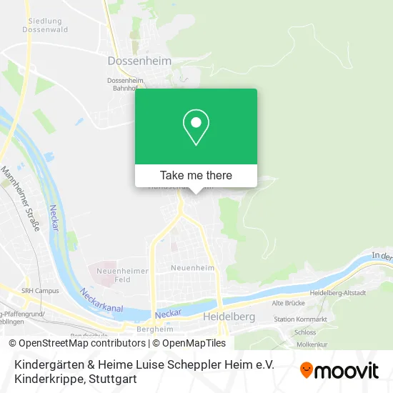 Карта Kindergärten & Heime Luise Scheppler Heim e.V. Kinderkrippe