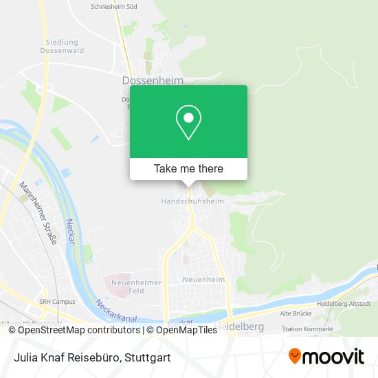 Julia Knaf Reisebüro map