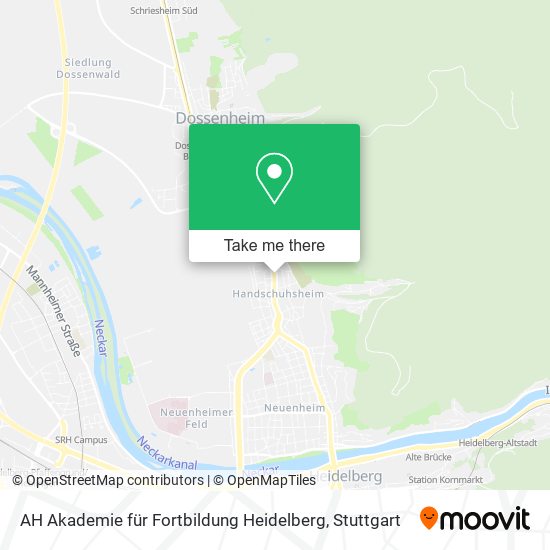 AH Akademie für Fortbildung Heidelberg map