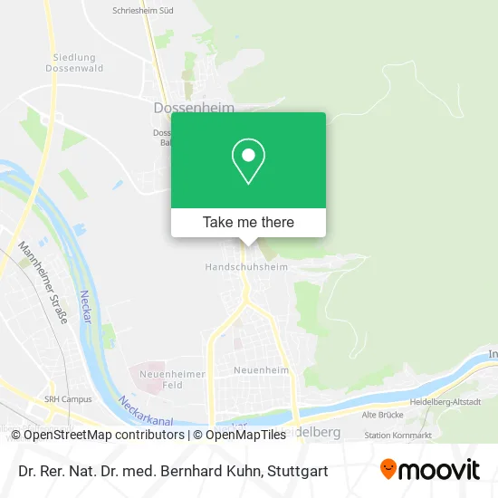 Карта Dr. Rer. Nat. Dr. med. Bernhard Kuhn