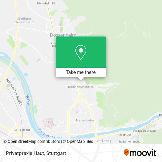 Карта Privatpraxis Haut